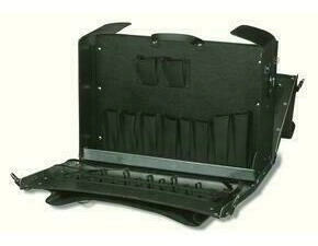 CIMCO 176028 Kožený kufr černý 375x500x245 mm