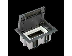 SIMON 52050001-035 Podlahová krabice SF obdélníkový 2×K45 1×S500 70mm105mm šedá