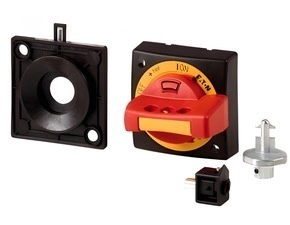 EATON 106138 PKZ0-XRH62 Ovládací páka s dvěřní spojkou, červená