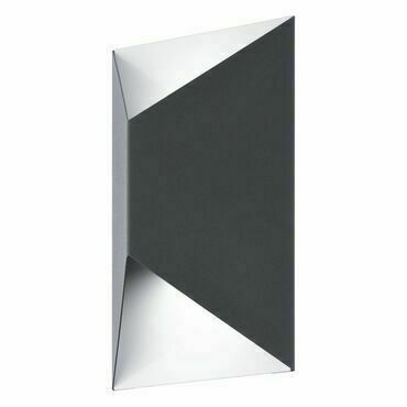 Svítidlo venkovní EGLO AL-LED-WL 2 ANTHRAZIT WEISS PREDAZZO, nástěnné