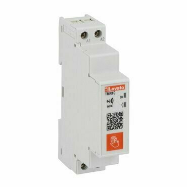 TMRTC Spínací hodiny LOVATO s týdenním programem, RTC, ,NFC/APP nastavení, 1 modul, 220…240 VAC