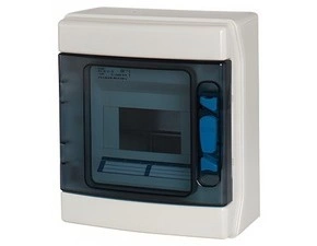 Rozvodnice nástěnná EATON 174188 IKA-1/6-ST-UV, IP65 pro venkovní použití, průhledné dveře, 1 řada
