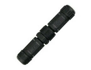 MC LED Konektor - vidlice + zásuvka, IP67, pájecí, M12, 3piny