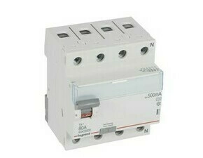 Chránič čtyřpolový LEGRAND 411797 TX3 CHRÁN. 4P 80A 500MA A