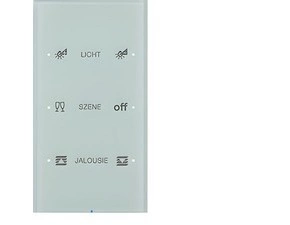 HAG 75143150 Dotykový sensor 3-násobný komfort, Berker R.3, sklo, bílá