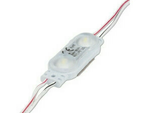 LED modul MC LED 2x SMD 2835, 0,72 W, DC 12 V, 60 mA, 110 lm, 6500 K, 170°, IP66