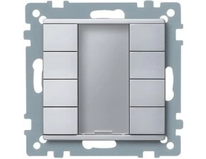 SCHN MTN627860 KNX tlač. panel 4-násobný plus, Aluminium, System M