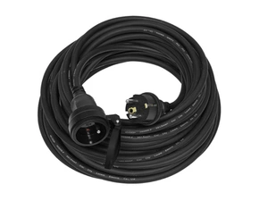 Prodlužovací přívod ECOPLANET FG IP44, 1x zásuvka, 20m, černá