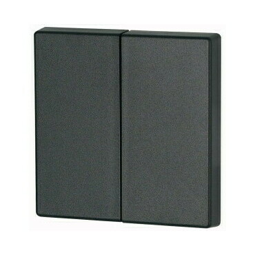 EATON 195243 CWIZ-02/09 Kryt RF tlačítka 2x1/2 55x55mm, Jet černá, matná