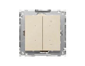 Stmívač ovětlení SIMON GO TESRGB1W.01/144, RGB LED pásky tlač., Dimmer RGB, Wi-Fi, champagne mat