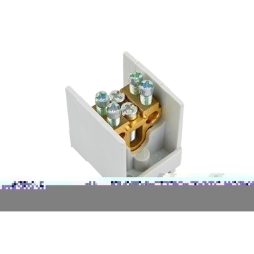 EL 1000515 Svorkovnice stoupací HAK/1/25, nekrytá, 80A, 1pól., 1x25mm2 a 2x16mm2, na DIN (bal.20)