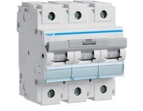 Jistič třípolový HAGER HMB380 3-pól. 80 A, char. B, 15 kA