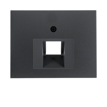 HAG 14077006 Centrální díl pro zásuvku datovou 1x RJ45, šikmá, Berker K.1, antracit, mat