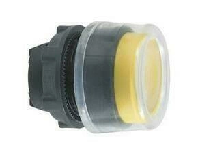 SCHN ZB5AP5 Ovládací hlavice stiskací, s ochrannou krytkou - žlutá