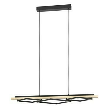 Závěsné svítidlo BOYAL černá 1010×400 mm 2x13W|1x16W EGLO