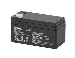 Baterie olověná VIPOW BAT0213, 12V, 1,3Ah