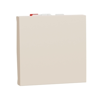 SCHN NU320644 Unica - Tlačítko řazení 1/0, 2M, Béžové