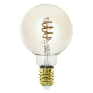 Zdroj LM_LED_E27 G95 1x7W jantarová volitelná bílá EGLO