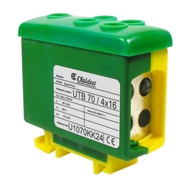 BEČOV U1070KK24 Svorka UTB 70/4×16 žluto-zelená