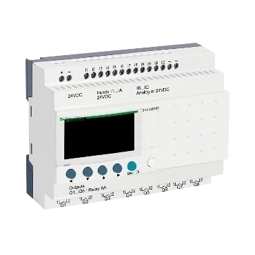 SCHN SR2A201BD ZL COMPACT 24VDC bez hod 12DI(2AI)/8RO RP 0,4kč/ks