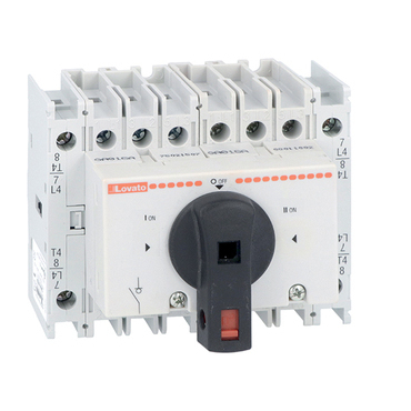 Přepínač sítí LOVATO GA025ET8 4P 25A na DIN/panel