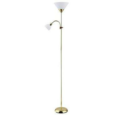 Stojací lampa Action zlatá E27 1×100W RABALUX 4060