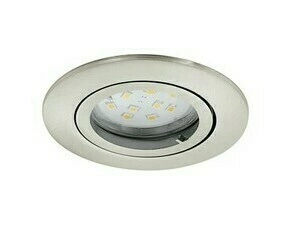 Svítidlo zapuštěné EGLO SET 3XEINBAUSPOT GU10-LED 5W 3000K NICKE