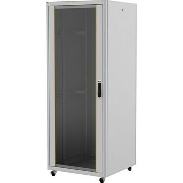 Rozvaděč stojanový WIREX 42U6060SJD, 19", 42U, 600x600 mm, skleněné jednokřídlé dveře