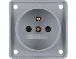 HAG 961952506 Zásuvka se zemnicím kolíkem a dětskou pojistkou, 16 A, 250 V~, šroub. svorky, Integro