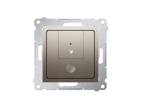 SIMON 54 D75310.01/44 Dvou tlačítkový stmívač, (strojek s krytem) 40–500 W (300 VA); Zlato