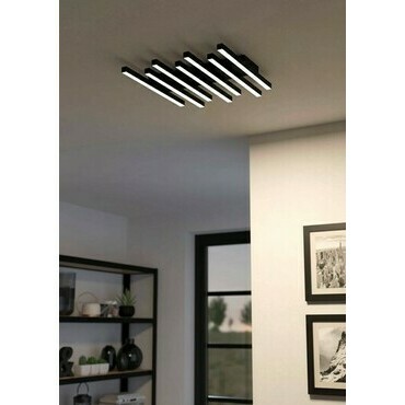 Svítidlo stropní EGLO LED-CCT-DL SCHWARZ WEISS PADULARI