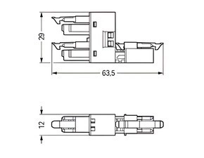 H-rozdělovač WAGO 890-1636