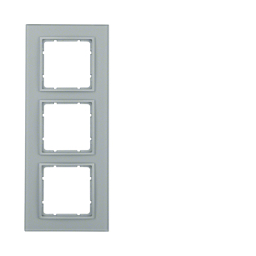 HAG 10136414 Rámeček 3-násobný, Berker B.7, sklo, Alu