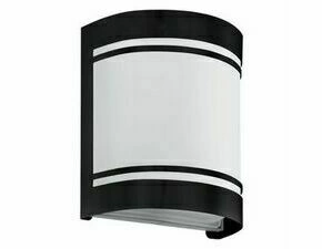 Svítidlo venkovní EGLO AL-WL 1 SCHWARZ SATINIERT CERNO, nástěnné