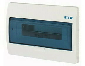 Rozvodnice zápustná EATON 280354 BC-U-1/12-ECO, průhledné plast. dveře, 1 řada modulů