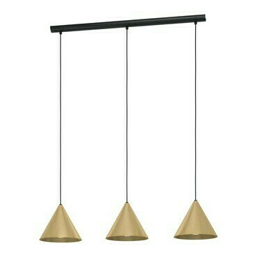 Svítidlo závěsné EGLO HL 3 E27 SW MS-GEB.-GOLD NARICES