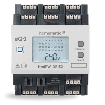 Smart ovladač HOMEMATIC IP HmIPW-DRI32, drátový, 32 kanálů