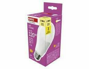 EMOS ZQ5E71 LED CLS A70 16W(120W) 1901lm E27 WW