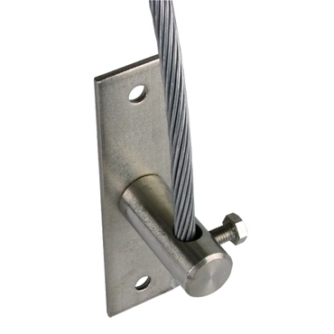 DEHN 241009  Napínací skoba pro prům. 8mm  nerez s dvěma otvory pro upevnění  D 9mm DEHN DEHN