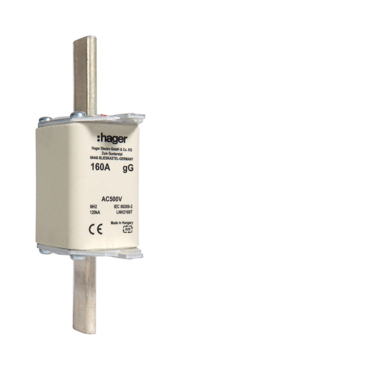 HAG LNH2160M Pojistka nožová NH2C gG 500V 160A dvojitá signalizace