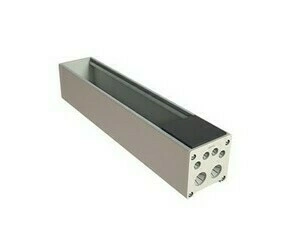 Základna hliníková SIMON KFC205/14, Ofiblok Compact, 5M K45, kryt, graf. zásl., hliník/šedá grafit