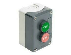 SCHN XALD215 Ovládací skříňka dvoutlačítková, 1 Z - zelená, 1 V - rudá