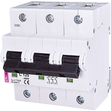 Jistič třípolový ETI 002135733, ETIMAT 10 3p C125