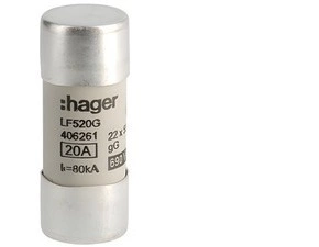 HAG LF520G Pojistka válcová, velikost 22x58, 20A gG, 690V AC