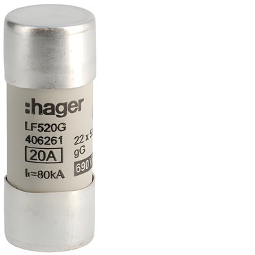 HAG LF520G Pojistka válcová, velikost 22x58, 20A gG, 690V AC