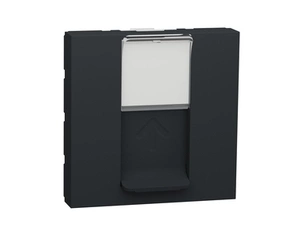 SCHN NU946154 Unica - Centrální deska RJ45 Keystone, 2M, Antracit