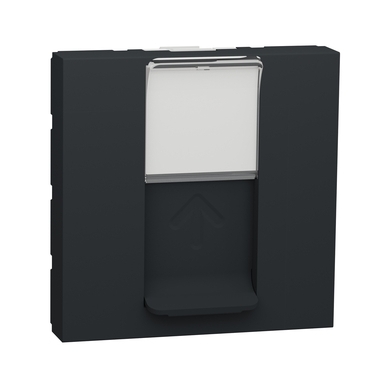 SCHN NU946154 Unica - Centrální deska RJ45 Keystone, 2M, Antracit