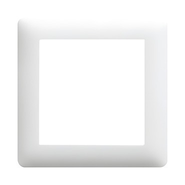 Rámeček jednonásobný HAGER LUMINA WL5010, bílá