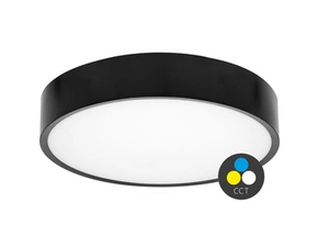 LED svítidlo stropní ECOPLANET 15W, CCT, 1650lm, IP65, černá