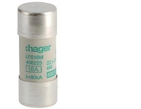 HAG LF516M Pojistka válcová, velikost 22x58, 16A aM, 690V AC